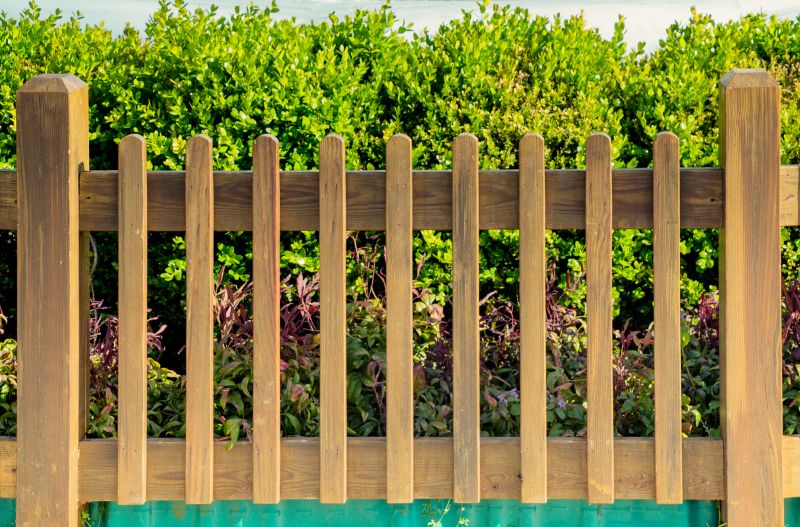 Wood Picket Fence Installation